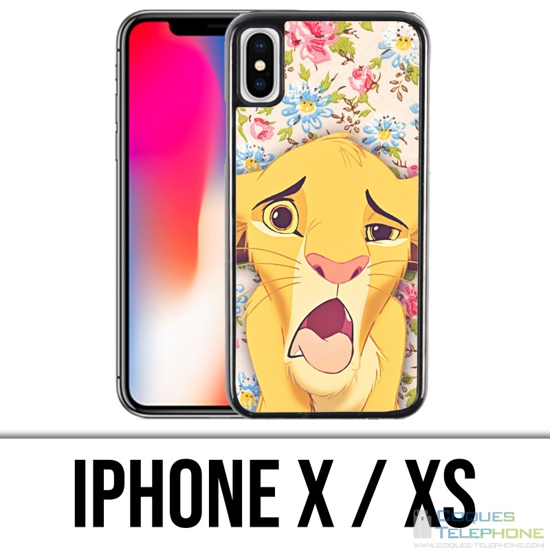 X / XS iPhone Case - Lion King Simba Grimace