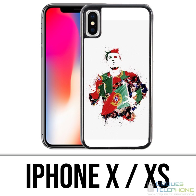 IPhone case X / XS - Ronaldo Lowpoly
