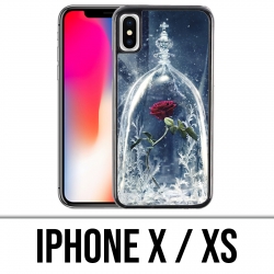 Custodia iPhone X / XS - Rose Belle Et La Bete