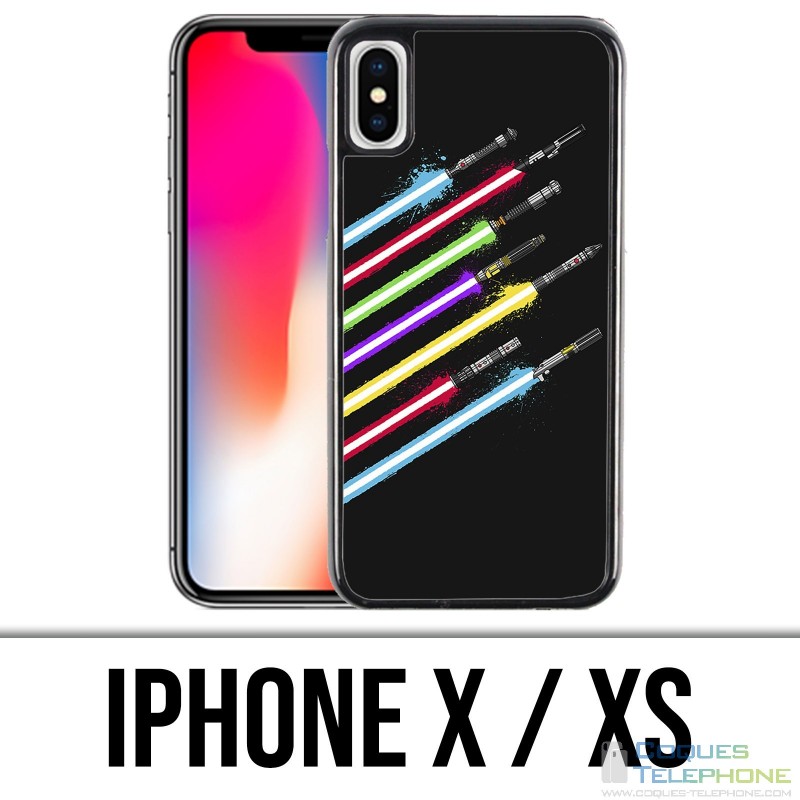 Funda iPhone X / XS - Star Wars Lightsaber