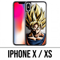 Coque iPhone X / XS - Sangoku Mur Dragon Ball Super