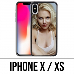 Funda iPhone X / XS - Scarlett Johansson Sexy