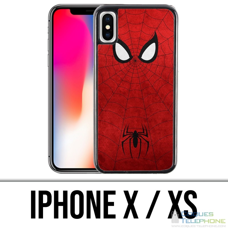 Coque iPhone X / XS - Spiderman Art Design