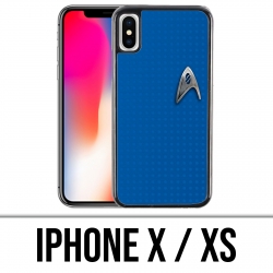 Coque iPhone X / XS - Star Trek Bleu