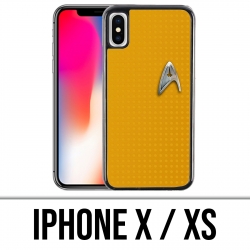 Coque iPhone X / XS - Star Trek Jaune