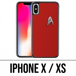 Coque iPhone X / XS - Star Trek Rouge