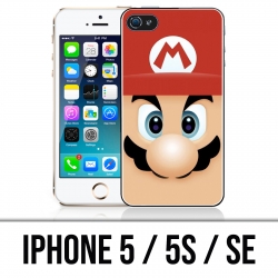 Coque iPhone 5 / 5S / SE - Mario Face