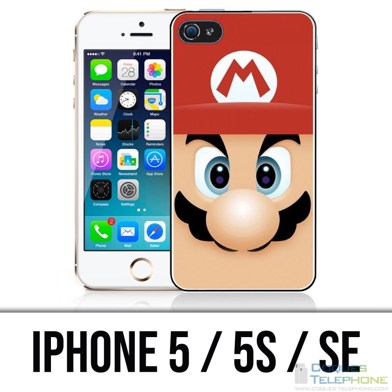 IPhone 5 / 5S / SE Hülle - Mario Face