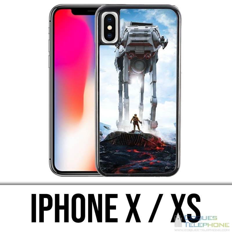 Custodia per iPhone X / XS - Star Wars Battlfront Walker