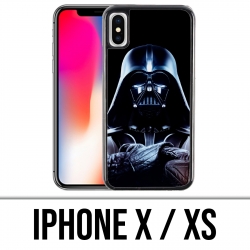 Custodia per iPhone X / XS - Casco Star Wars Darth Vader