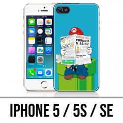 Coque iPhone 5 / 5S / SE - Mario Humour