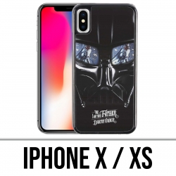 Funda para iPhone X / XS - Star Wars Dark Vader Moustache