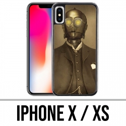 Funda iPhone X / XS - Star Wars Vintage C3Po