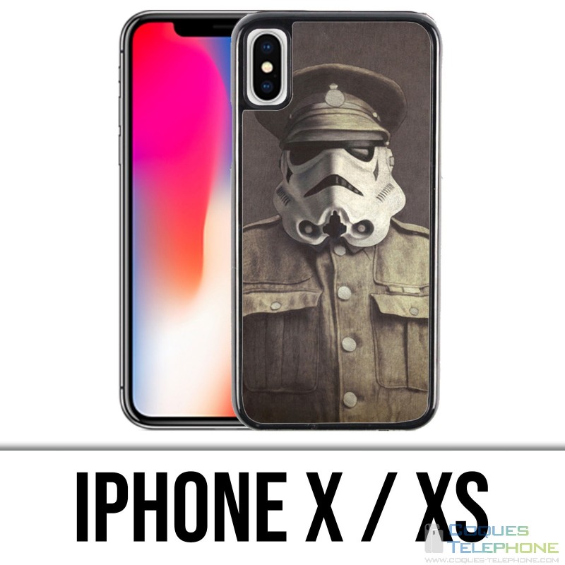 Coque iPhone X / XS - Star Wars Vintage Stromtrooper