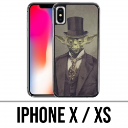 Coque iPhone X / XS - Star Wars Vintage Yoda