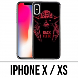 Funda iPhone X / XS - Star Wars Yoda Terminator