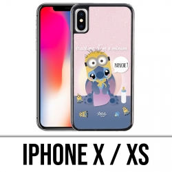 X / XS iPhone Hülle - Stitch Papuche