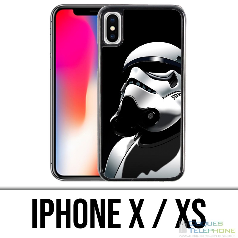 Coque iPhone X / XS - Stormtrooper Ciel