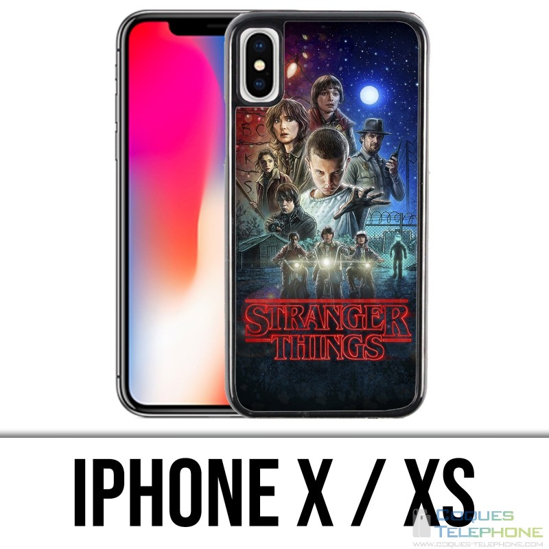 X / XS iPhone Fall - fremdes Sachen-Plakat