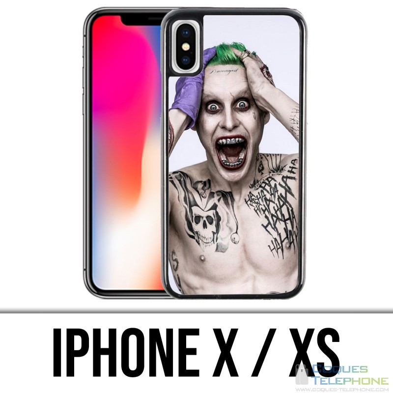 X / XS iPhone Hülle - Selbstmordkommando Jared Leto Joker