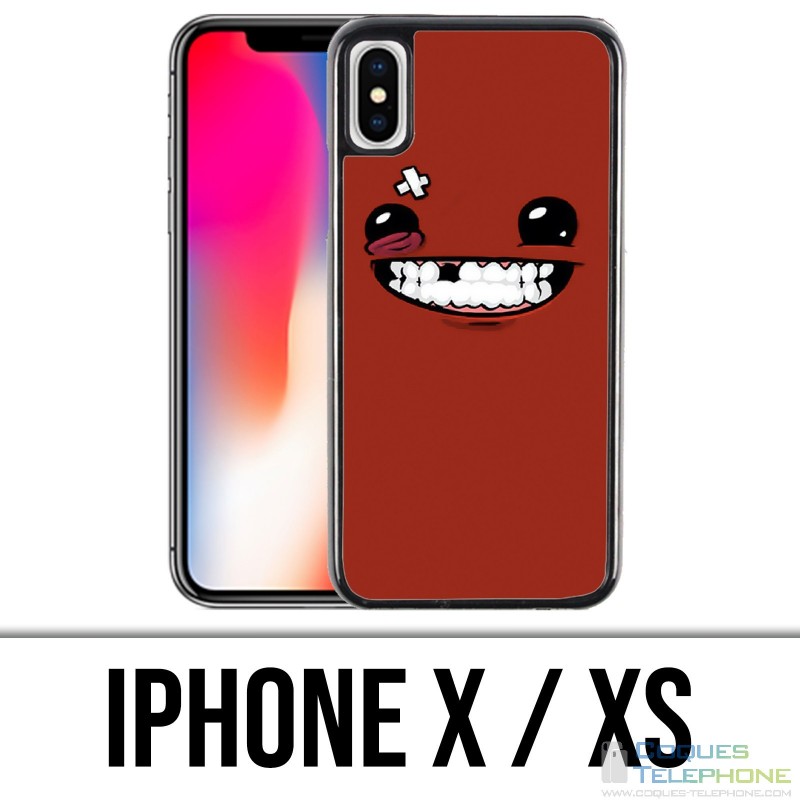Coque iPhone X / XS - Super Meat Boy