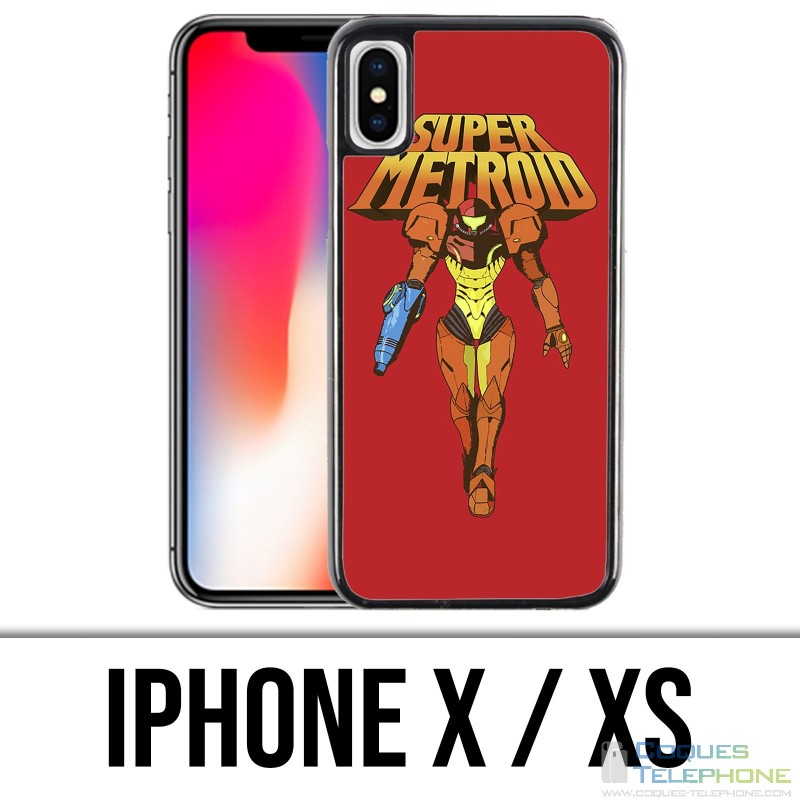 Custodia iPhone X / XS - Super Vintage Metroid