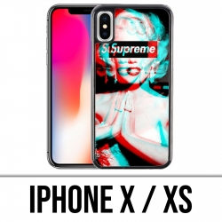 Coque iPhone X / XS - Supreme Marylin Monroe