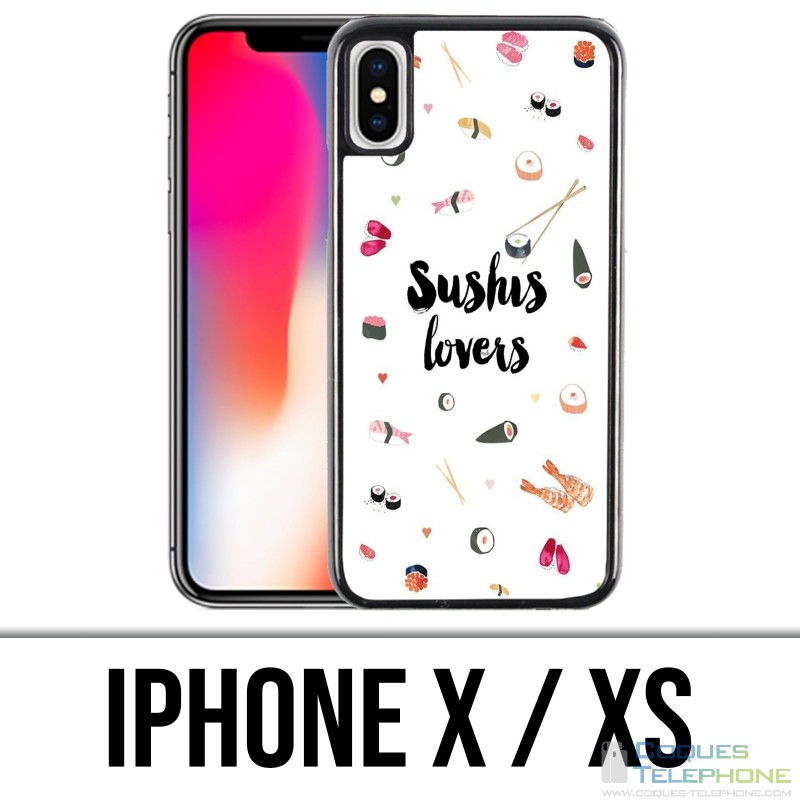 Vinilo o funda para iPhone X / XS - Amantes del sushi