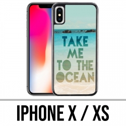 Coque iPhone X / XS - Take Me Ocean