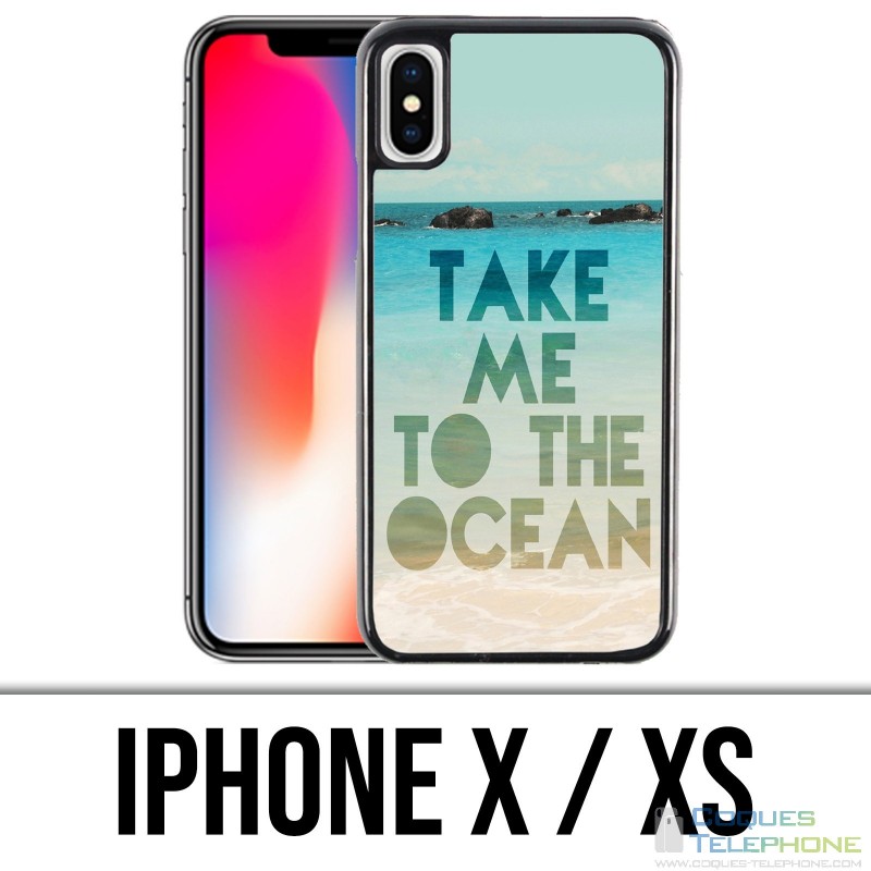 Custodia per iPhone X / XS - Take Me Ocean