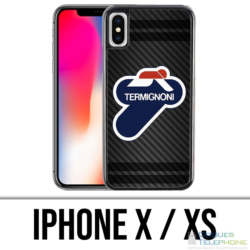 Coque iPhone X / XS - Termignoni Carbone
