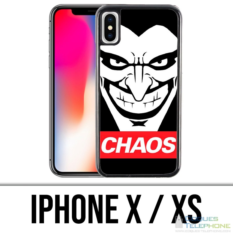 Coque iPhone X / XS - The Joker Chaos