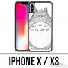Coque iPhone X / XS - Totoro Parapluie