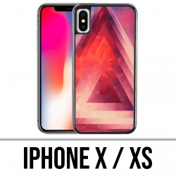 Coque iPhone X / XS - Triangle Abstrait