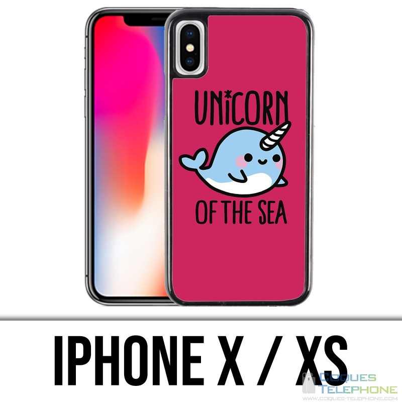 Custodia per iPhone X / XS - Unicorn Of The Sea