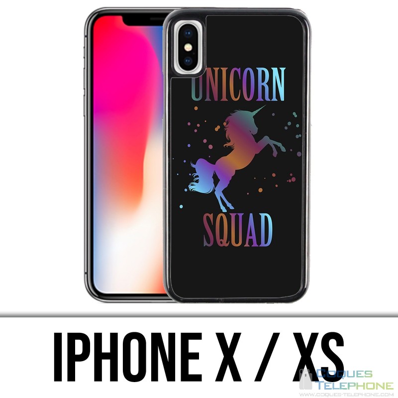 Custodia per iPhone X / XS - Unicorn Squad Unicorn