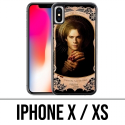 Custodia per iPhone X / XS - Vampire Diaries Damon