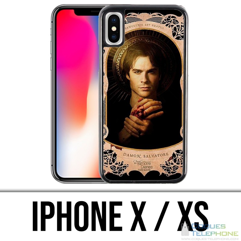 Coque iPhone X / XS - Vampire Diaries Damon