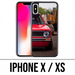 Custodia per iPhone X / XS - Vintage Golf Vw