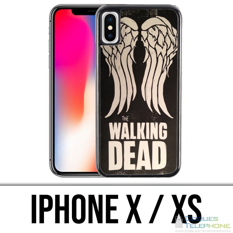 Coque iPhone X / XS - Walking Dead Ailes Daryl