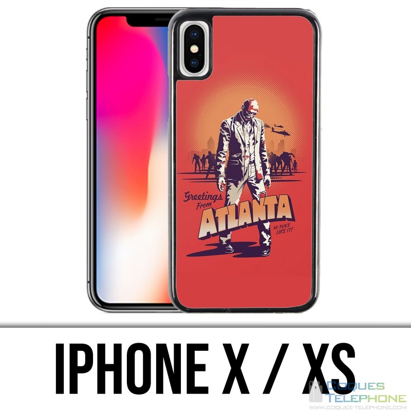 X / XS iPhone Fall - gehende tote Grüße von Atlanta