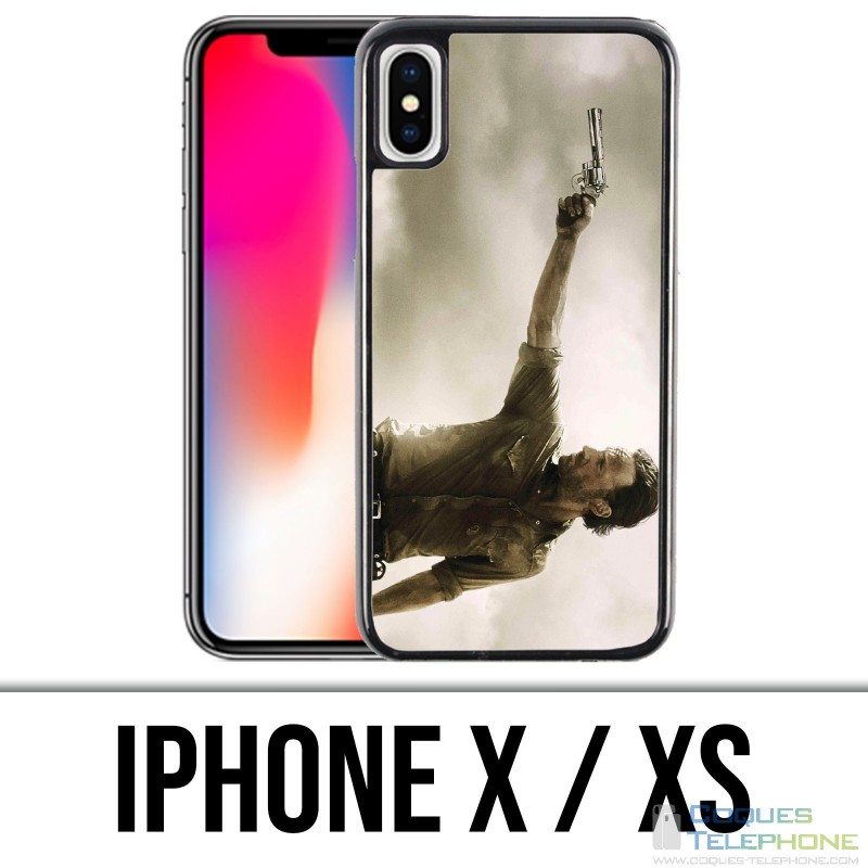 Vinilo o funda para iPhone X / XS - Walking Dead Gun