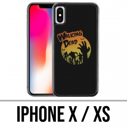 X / XS iPhone Fall - gehendes totes Vintages Logo