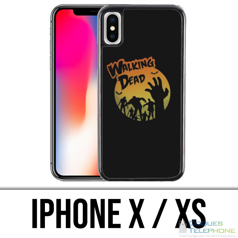 Coque iPhone X / XS - Walking Dead Logo Vintage