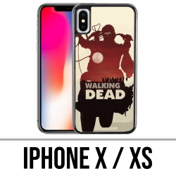 X / XS iPhone Fall - gehender toter Moto Fanart