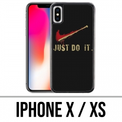X / XS iPhone Fall - gehender toter Negan tun es einfach