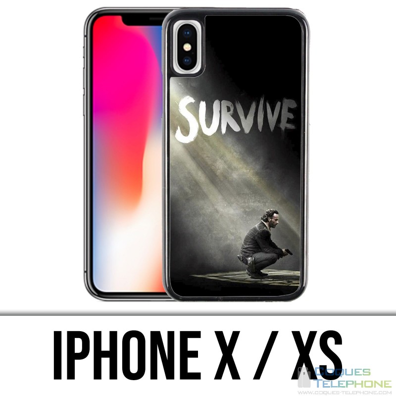 Coque iPhone X / XS - Walking Dead Survive