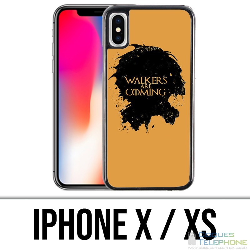 X / XS iPhone Fall - gehende tote Wanderer kommen