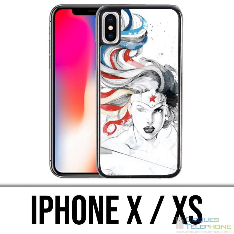 X / XS iPhone Fall - Wunder-Frauen-Kunst-Entwurf