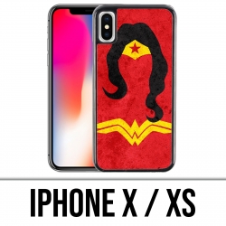 Coque iPhone X / XS - Wonder Woman Art